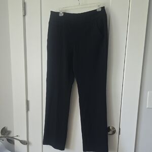 T Tahari Black Straight Leg Pants Timeless Professional Style